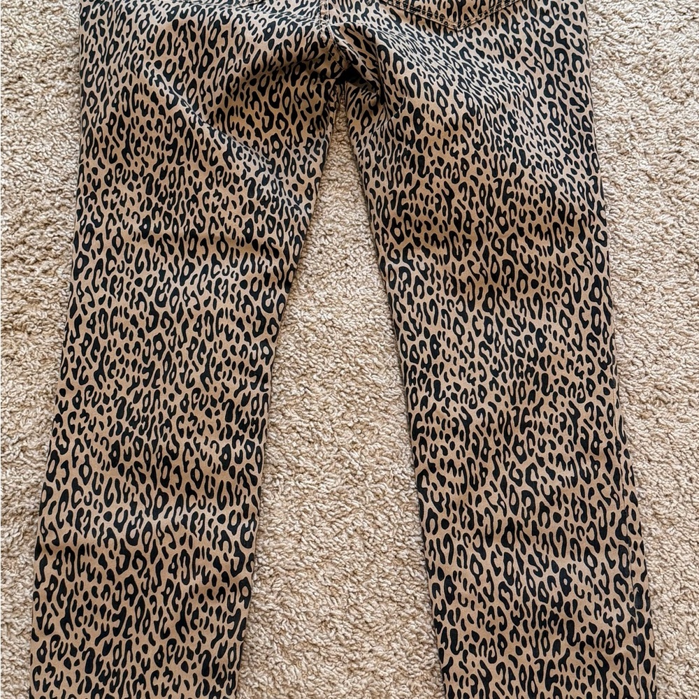 The Limited Women’s Size 8R Cheetah Leopard Animal Print Mid Rise Skinny - Picture 6 of 6
